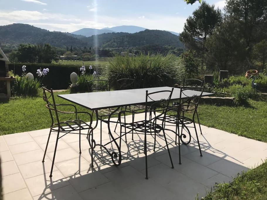 Mas Des Anges - Bastide De 5 Chambres Avec Piscine Entrechaux Exterior photo